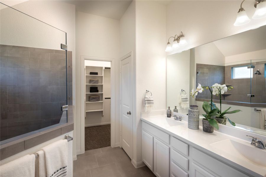 Furnished interior view inside a new home in Lively Ranch: Brookstone Collection, Georgetown (Image 2). Furnished interior view inside a new home in Lively Ranch: Brookstone Collection, Georgetown (Image 2).