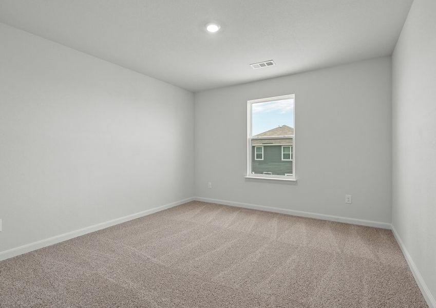 The secondary bedrooms of the Cypress are a great space for childrens rooms or guest rooms. The secondary bedrooms of the Cypress are a great space for childrens rooms or guest rooms.