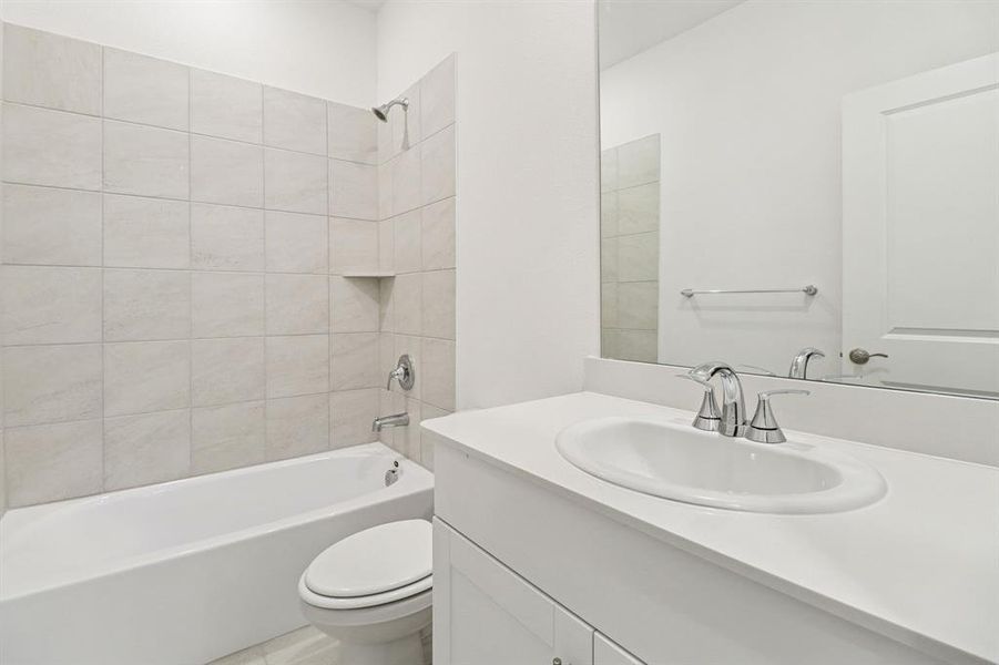 Furnished interior view inside a new home in Lakehaven - Spring Series, Farmersville (Image 11).