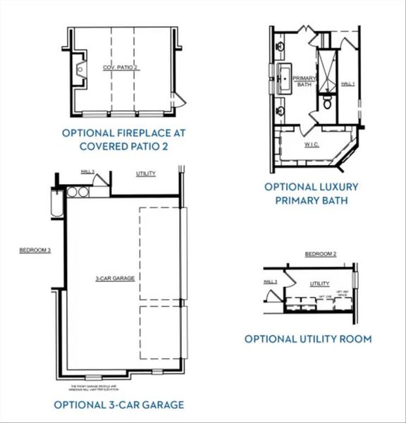 Floor plan options