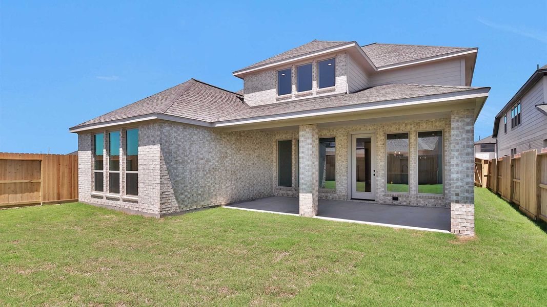 Exterior details and patio area of a home in Jordan Ranch, Fulshear (Image 2).