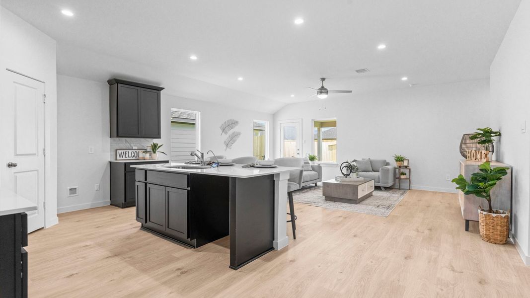 Furnished interior view inside a new home in Emberly, Beasley (Image 8).