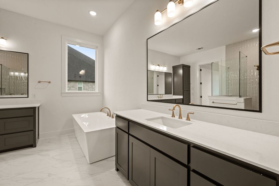 Furnished interior view inside a new home in NorthGlen, Haslet (Image 15).