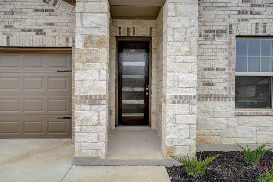 Pearl front exterior at a Meritage Homes community.