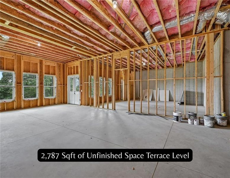 In-progress construction of a new home in , Buford, GA (Image 42).