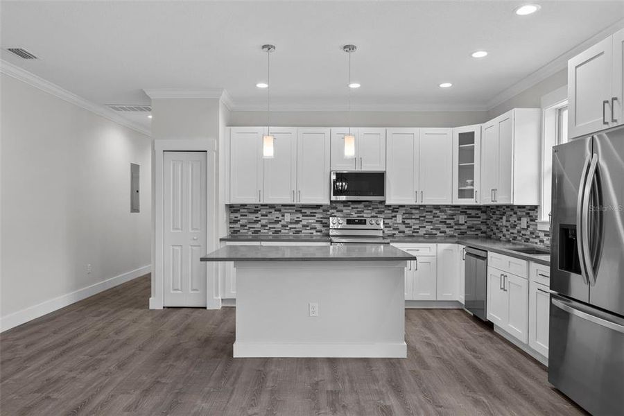 Furnished interior view inside a new home in , Tampa (Image 13). Furnished interior view inside a new home in , Tampa (Image 13).