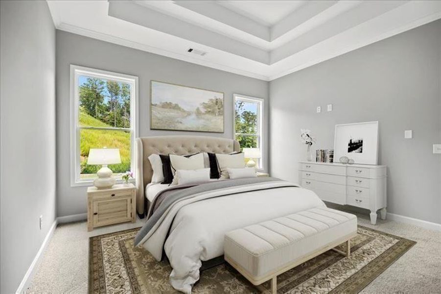 Furnished interior view inside a new home in Cooks Farm, Woodstock (Image 15). Furnished interior view inside a new home in Cooks Farm, Woodstock (Image 15).