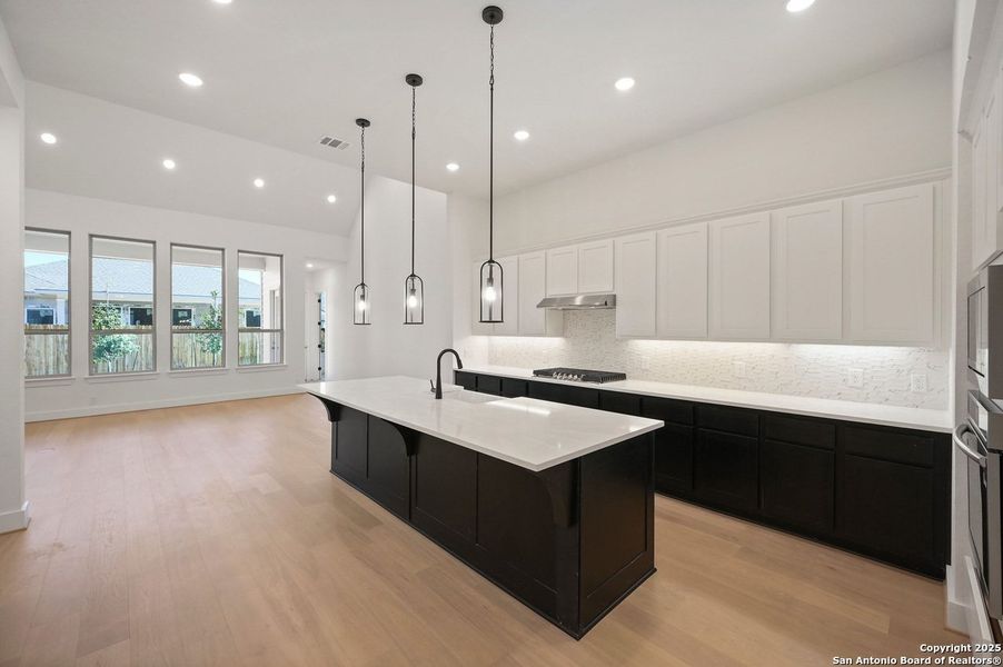 Furnished interior view inside a new home in Davis Ranch: 60ft. lots, San Antonio (Image 7).