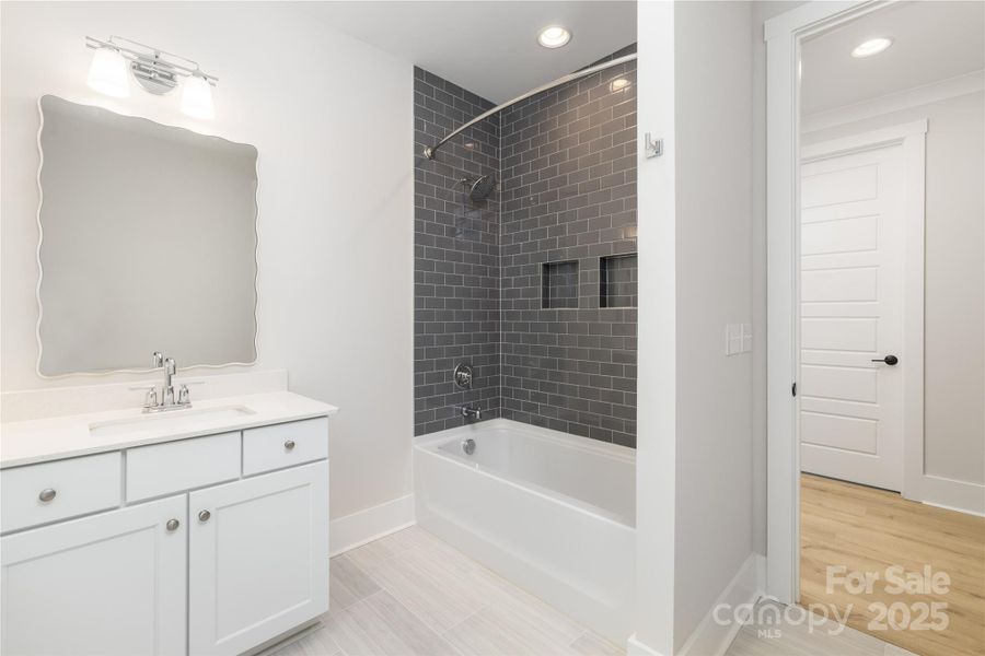 Furnished interior view inside a new home in , Charlotte (Image 9).