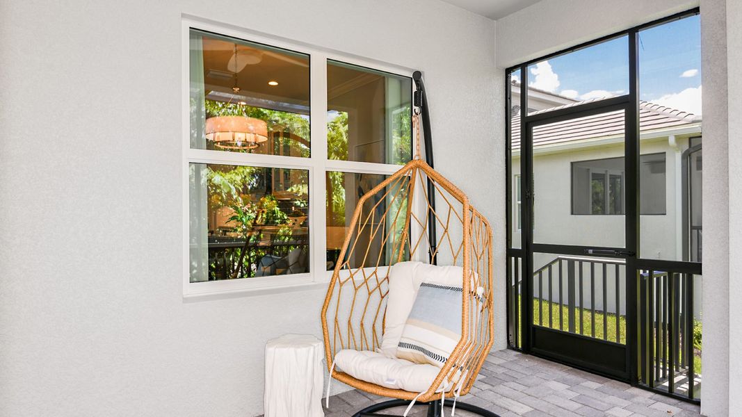 Exterior details and patio area of a home in Tide Marsh, Fort Myers (Image 22).
