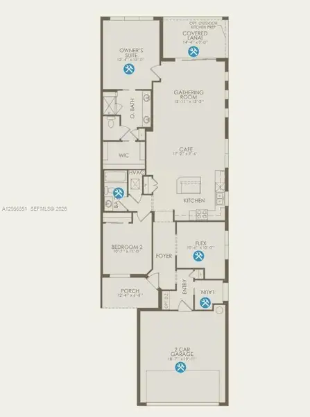 2D floor plan layout of this home in , Port St. Lucie, FL (Image 4). 2D floor plan layout of this home in , Port St. Lucie, FL (Image 4).