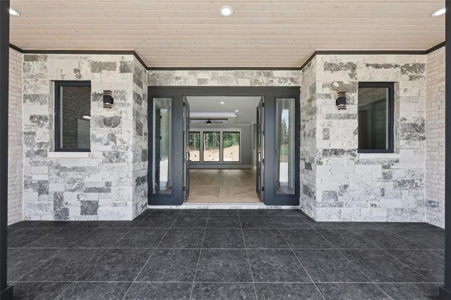 Exterior details and patio area of a home in , Braselton (Image 55). Exterior details and patio area of a home in , Braselton (Image 55).