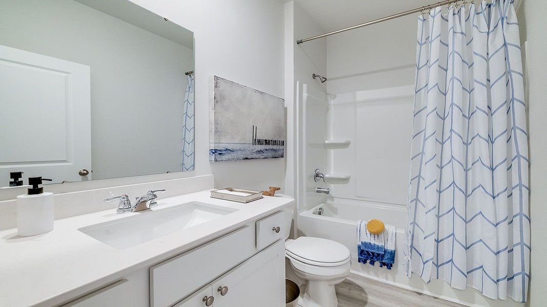 Furnished interior view inside a new home in The Retreat at East Argent, Ridgeland (Image 18).