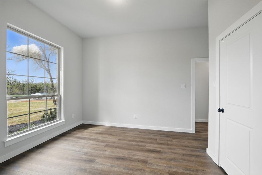 Representative unfurnished interior of a home built from the McKinley II by Cheldan Homes in Terra Vista Estates, Springtown (Image 23).