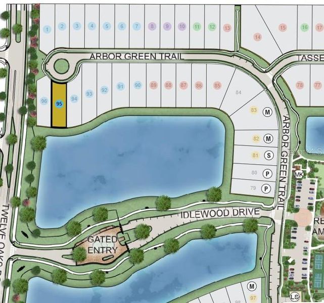 Esplanade at Center Lake Ranch ~ Site Map