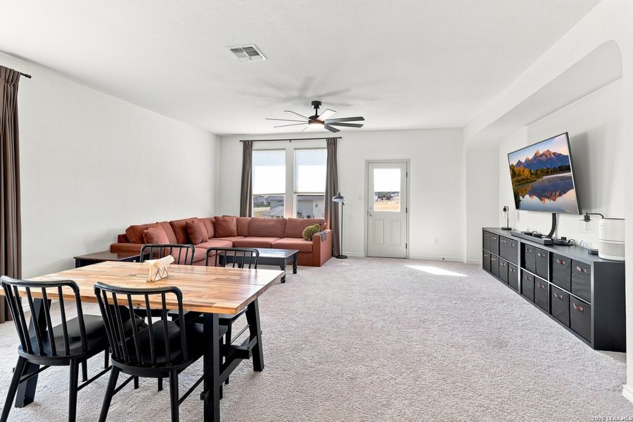 Furnished interior view inside a new home in , San Antonio (Image 25).