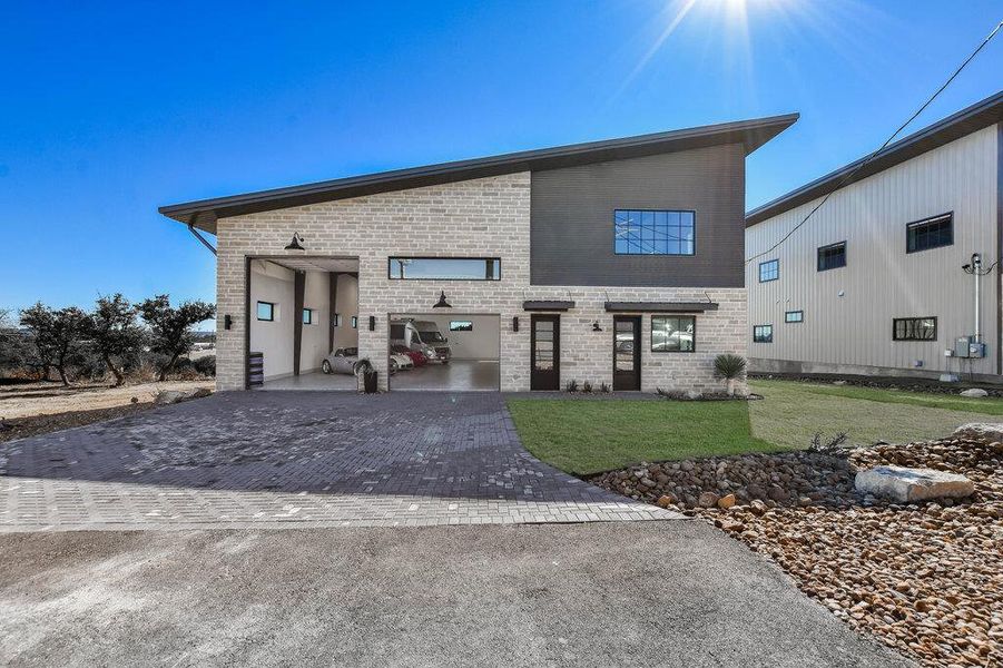 Exterior details and patio area of a home in , Austin (Image 27).