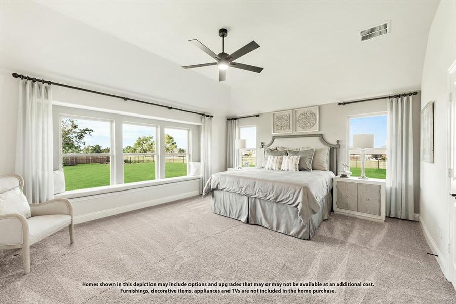 Furnished interior view inside a new home in The Oaks, Red Oak (Image 34). Furnished interior view inside a new home in The Oaks, Red Oak (Image 34).