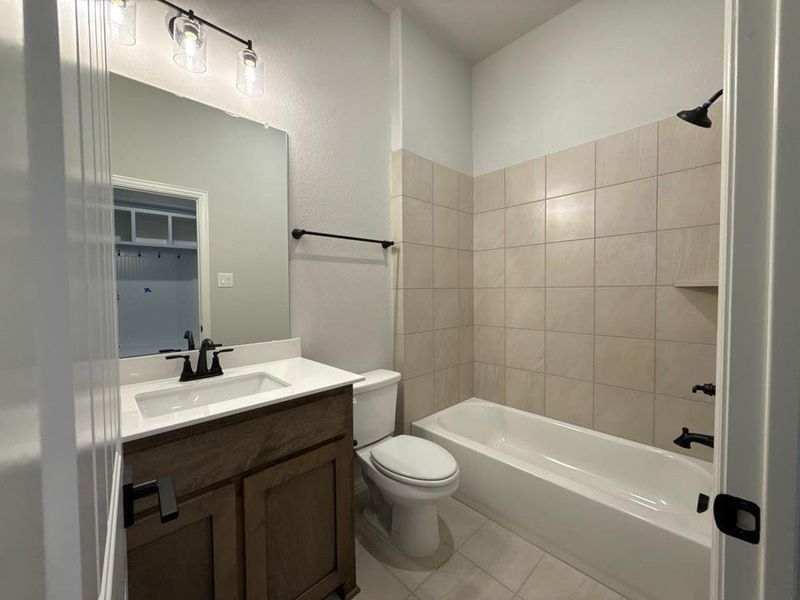 Furnished interior view inside a new home in Oak Grove Addition, Springtown (Image 7).