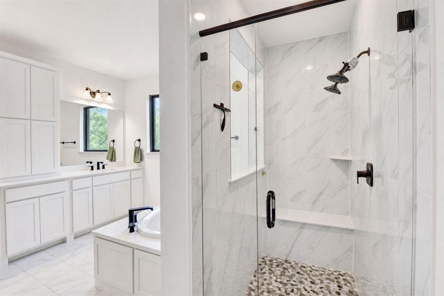 Furnished interior view inside a new home in Pecan Square, Northlake (Image 18).