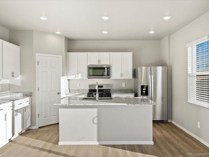 Furnished interior view inside a new home in Westgate, Greeley (Image 6). Furnished interior view inside a new home in Westgate, Greeley (Image 6).