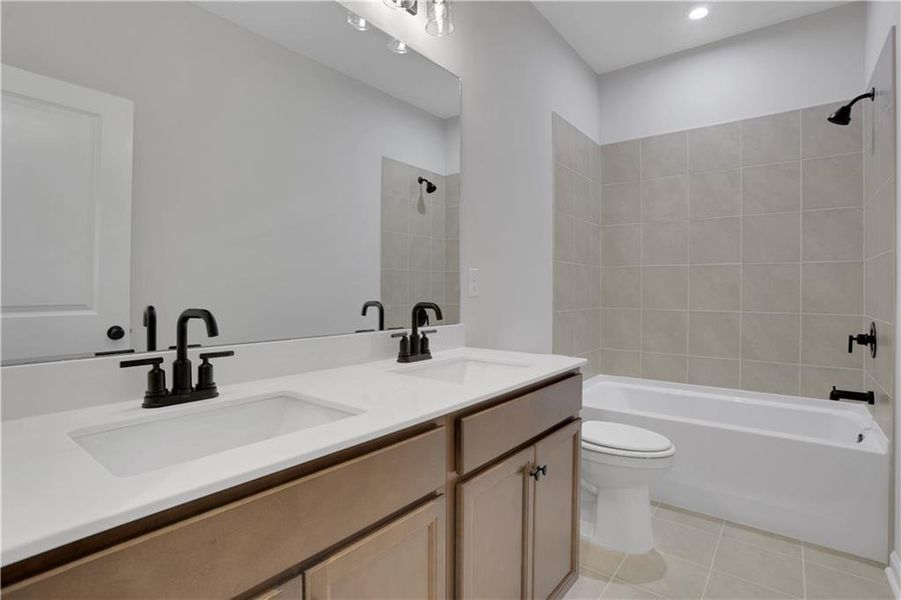 Furnished interior view inside a new home in Poppy at GreenHouse, Marietta (Image 11).