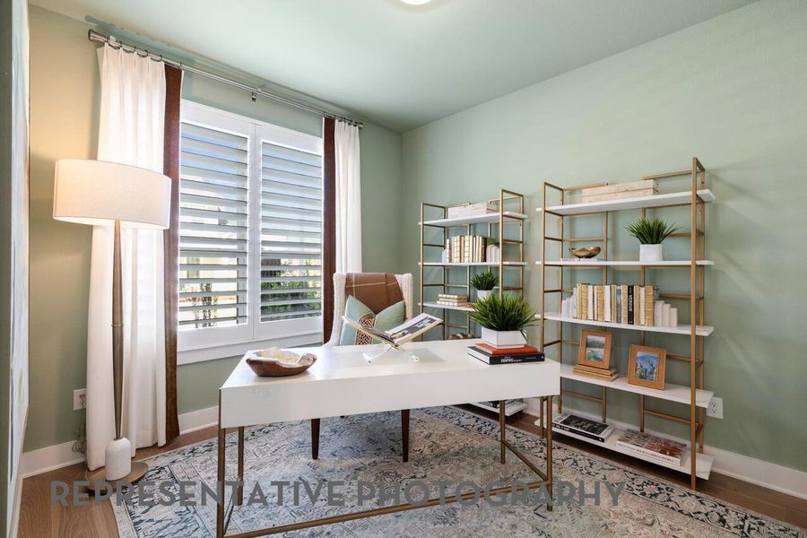 Furnished interior view inside a new home in Indigo, Richmond (Image 17).