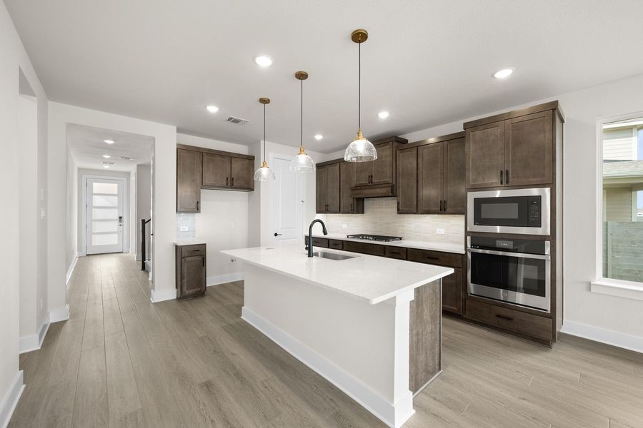 Furnished interior view inside a new home in The Retreat at Harvest, Argyle (Image 8).