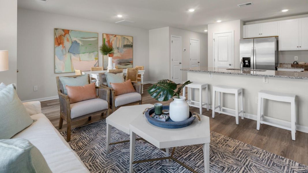 Furnished interior view inside a new home in The Willows at Blake Farm, Wilmington (Image 13).