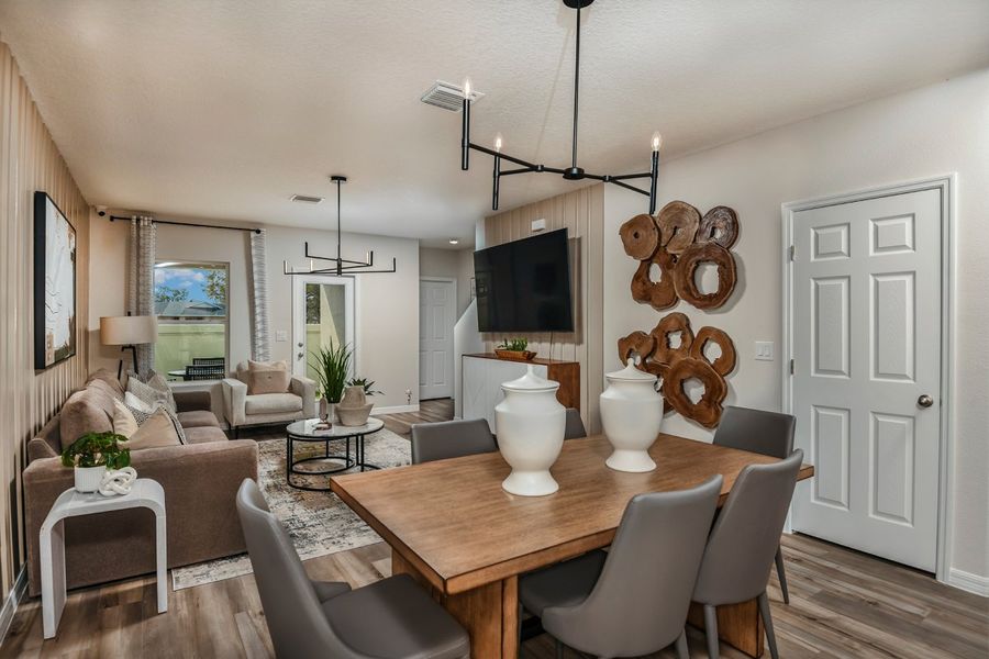 Representative furnished interior of a home built from the Cartagena by Casa Fresca Homes in Pasadena Woods, Dade City (Image 7). Representative furnished interior of a home built from the Cartagena by Casa Fresca Homes in Pasadena Woods, Dade City (Image 7).