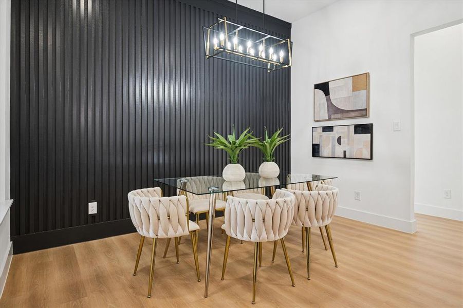 Furnished interior view inside a new home in , North Richland Hills (Image 19).