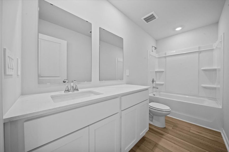 Furnished interior view inside a new home in Village at White Pine, Pendleton (Image 6).