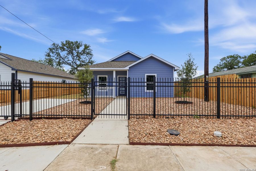 Front exterior of a new home in , San Antonio, TX, highlighting curb appeal (Image 2). Front exterior of a new home in , San Antonio, TX, highlighting curb appeal (Image 2).