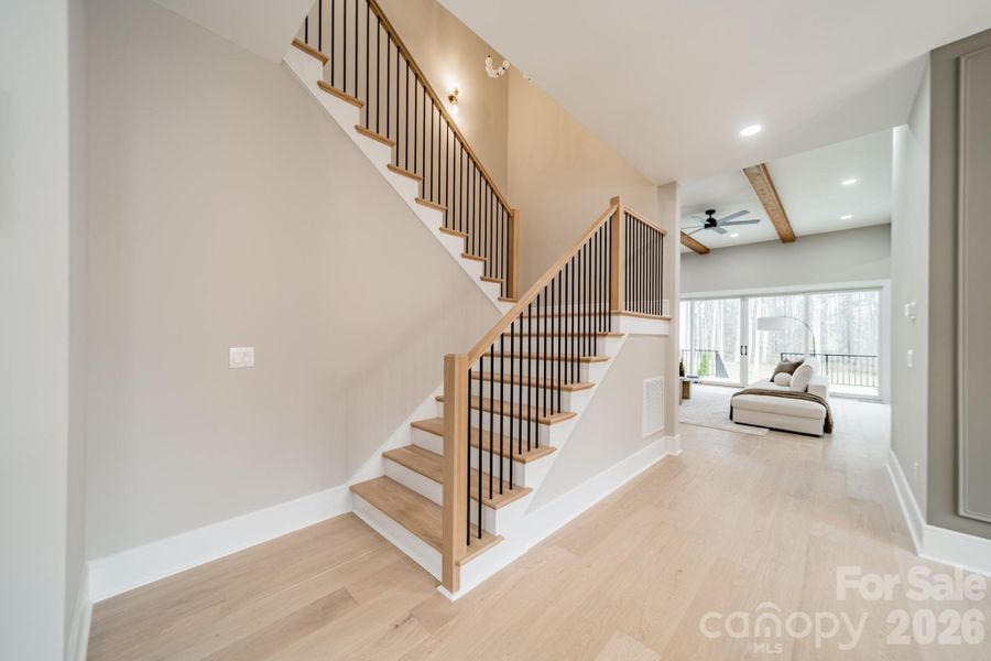 Furnished interior view inside a new home in , Weddington (Image 5).