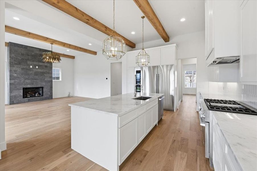 Furnished interior view inside a new home in Montrachet, Fort Worth (Image 17).