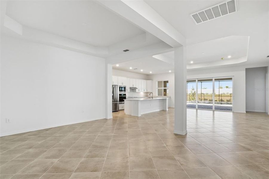 Spacious, unfurnished interior of a new home in Wellen Park Golf & Country Club, Venice (Image 17). Spacious, unfurnished interior of a new home in Wellen Park Golf & Country Club, Venice (Image 17).