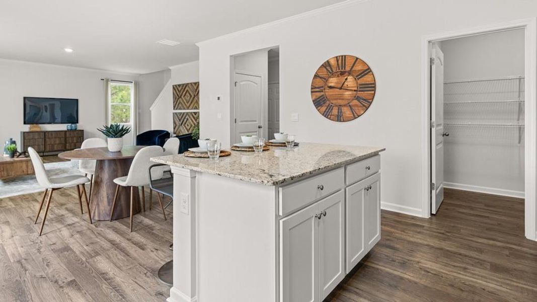 Furnished interior view inside a new home in Lost Creek, Dallas (Image 12).