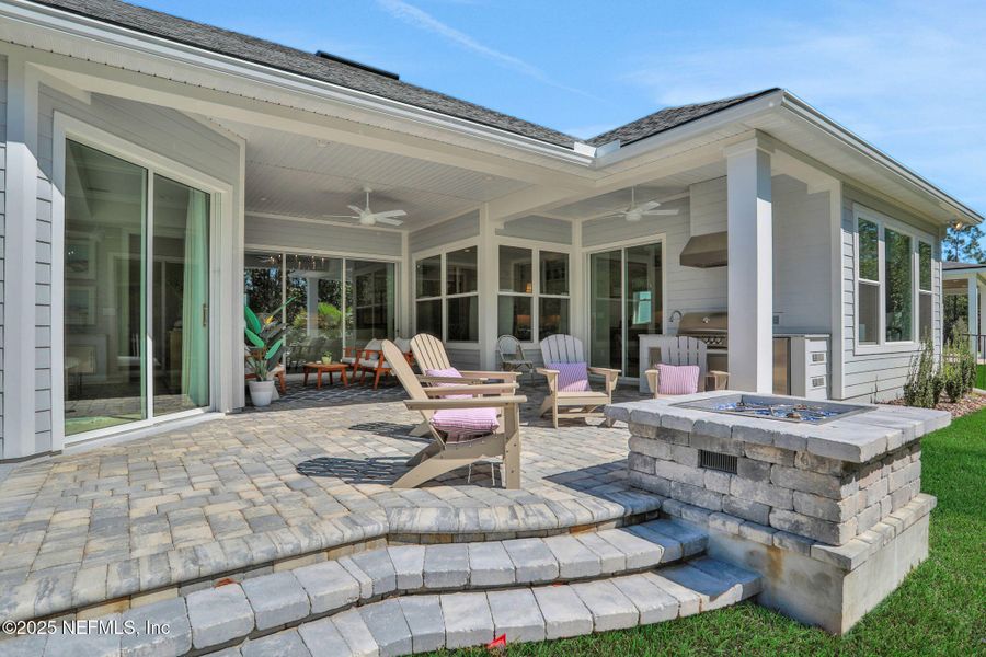 Front exterior of a new home in , Ponte Vedra, FL, highlighting curb appeal (Image 18). Front exterior of a new home in , Ponte Vedra, FL, highlighting curb appeal (Image 18).