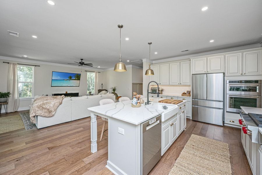 Furnished interior view inside a new home in , Awendaw (Image 37).