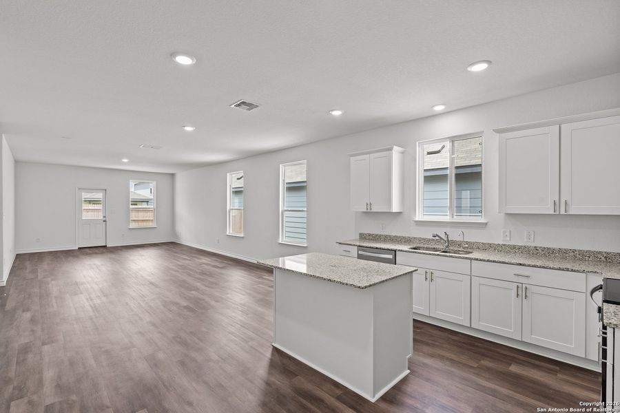 Furnished interior view inside a new home in Horizon Ridge, San Antonio (Image 2).