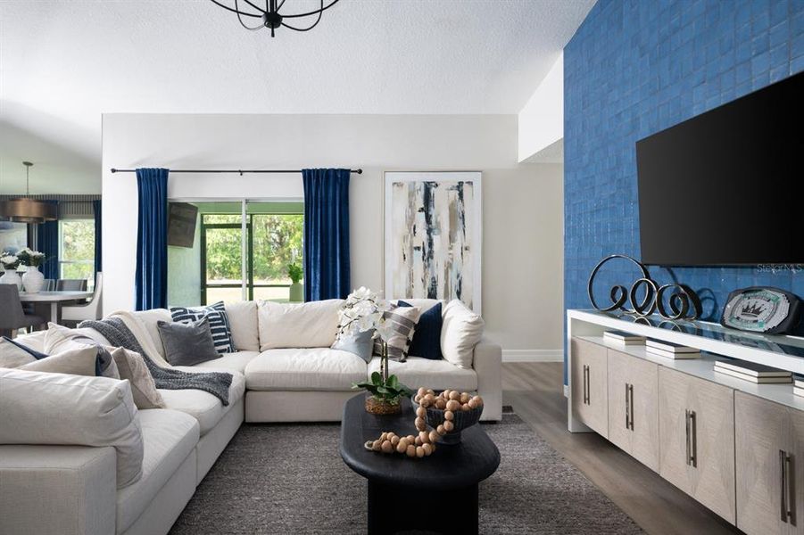 Furnished interior view inside a new home in Cherrywood Preserve, Ocala (Image 8).