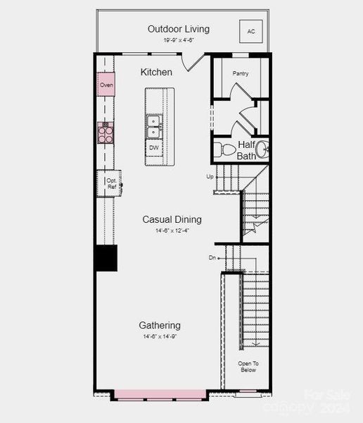 Structural options added include; Gourmet kitchen and ledge in primary shower