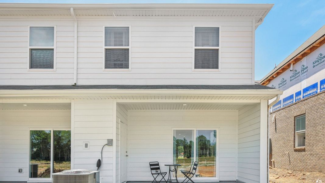 Exterior details and patio area of a home in Campbell Place, Lebanon (Image 3).