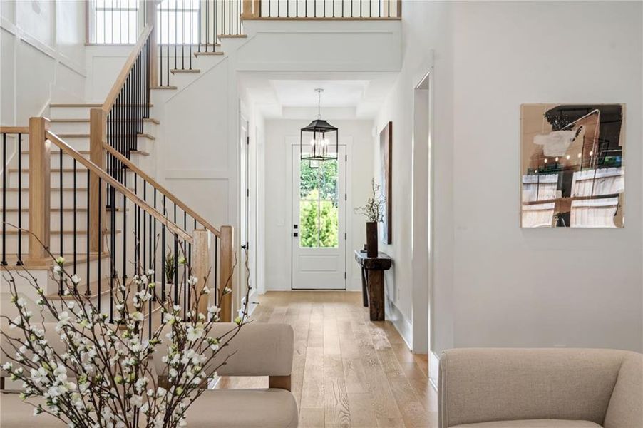 Furnished interior view inside a new home in , Atlanta (Image 40).