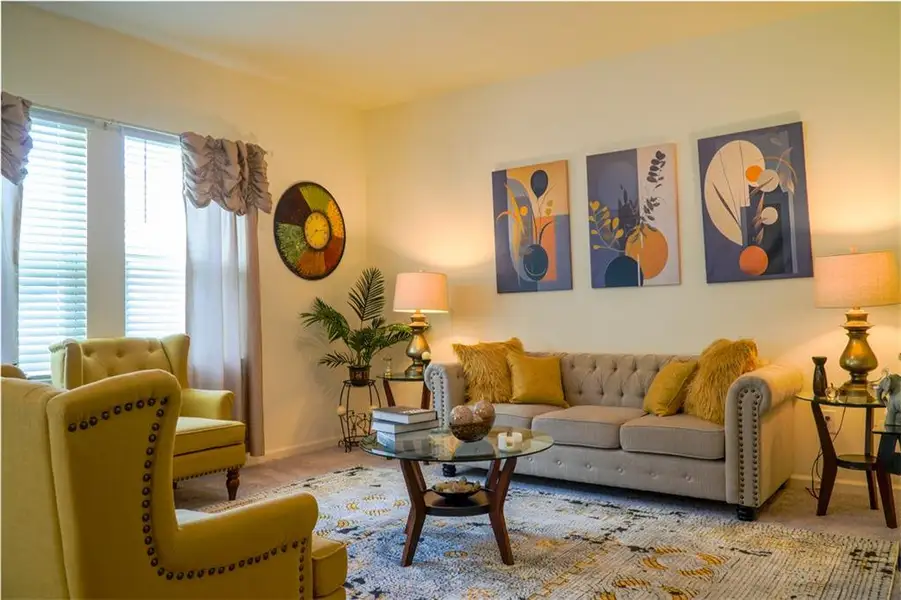 Furnished interior view inside a new home in , Locust Grove (Image 14).