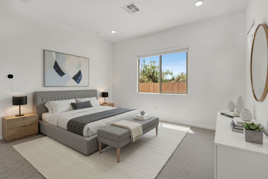 Furnished interior view inside a new home in Saguaro Reserve II, Marana (Image 9). Furnished interior view inside a new home in Saguaro Reserve II, Marana (Image 9).