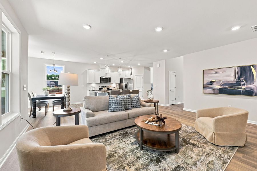 Representative furnished interior of a home built from the The Concerto by Chesapeake Homes in Highgate, Clayton (Image 14).