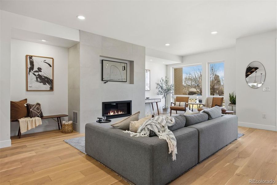 Furnished interior view inside a new home in , Denver (Image 11).