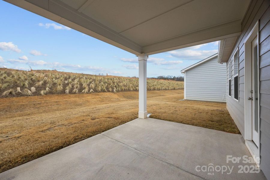 Exterior details and patio area of a home in McFarland Estates, York (Image 4).