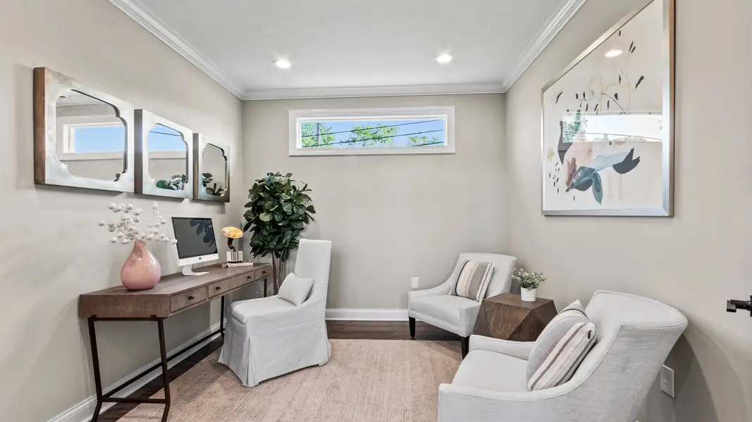 Representative furnished interior of a home built from the Portico by Epcon Communities in Lakeside at Millican Reserve, College Station (Image 13).
